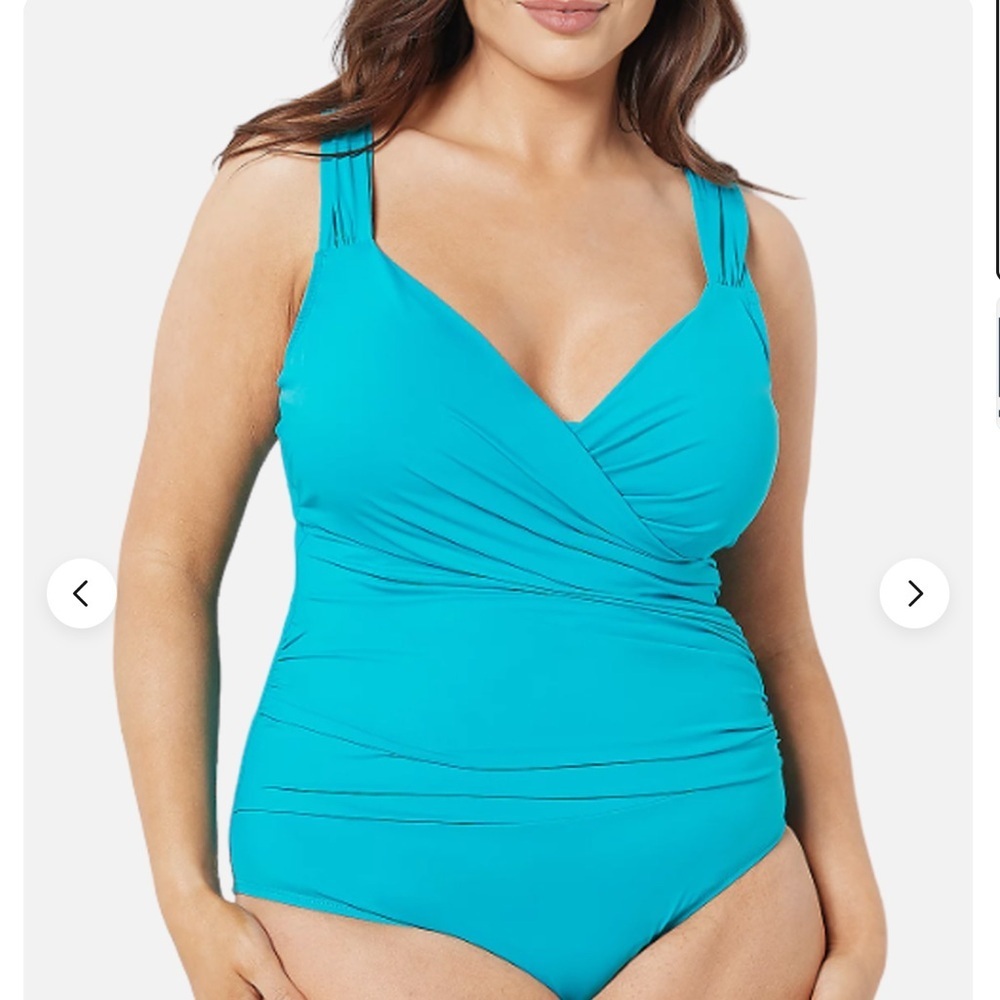Jantzen Turquoise One-Piece Swimsuit